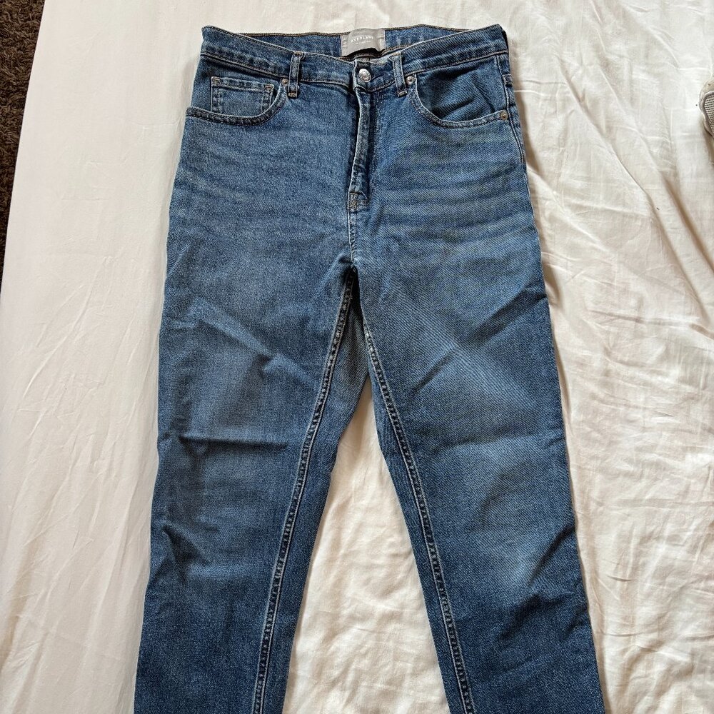Everlane The Cheeky Jean 28 Regular Medium Indigo (Classic Blue Jean Color)